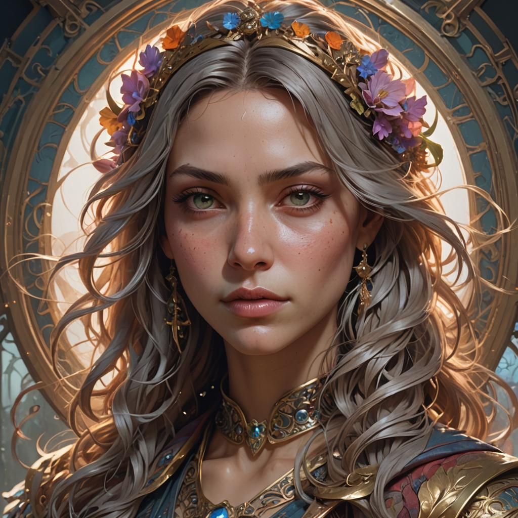 Detailed Portrait with Dynamic Lighting in Unreal Engine 5