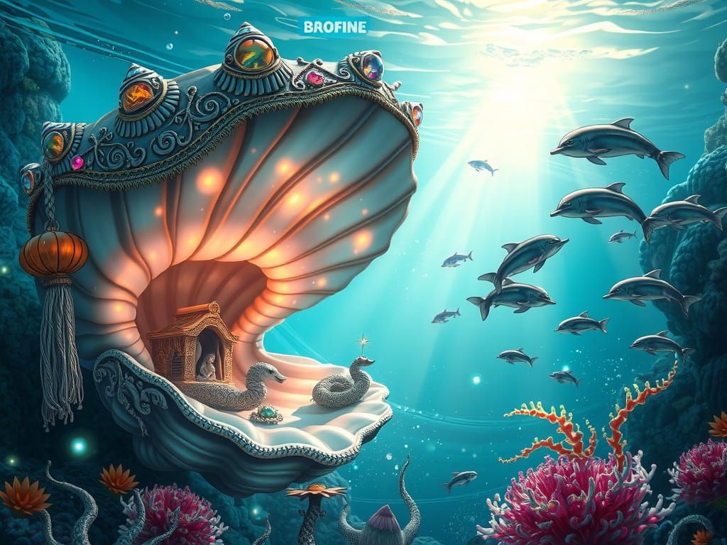 Surreal Underwater World: Seashell Homes for Mystical Creatu...