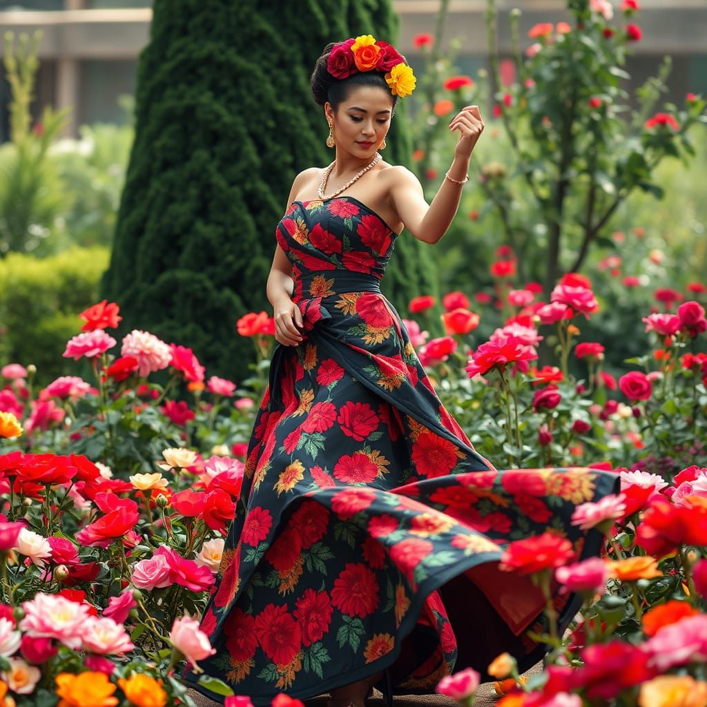 Courageous Diva Dancing in a Thorny Rose Garden