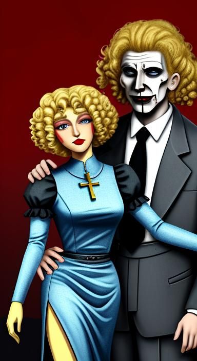 Blonde Cishet Couple