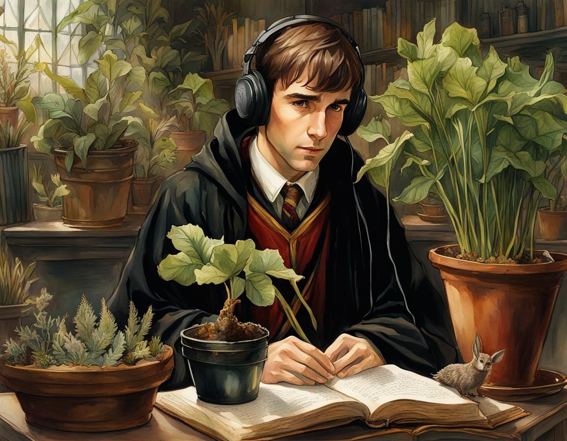 Neville Longbottom has an aptitude for Herbology 🪴🌿
