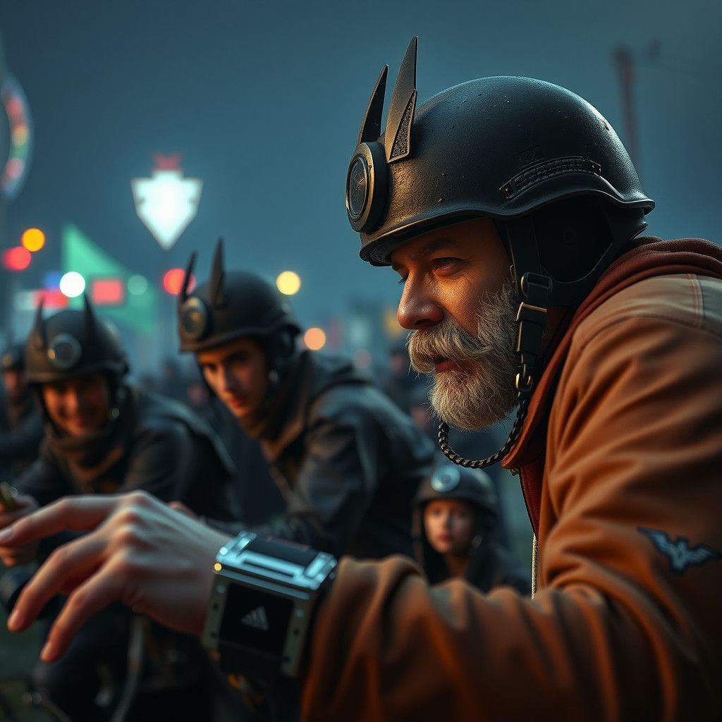 Hyperrealistic Video Game Scene in HDR