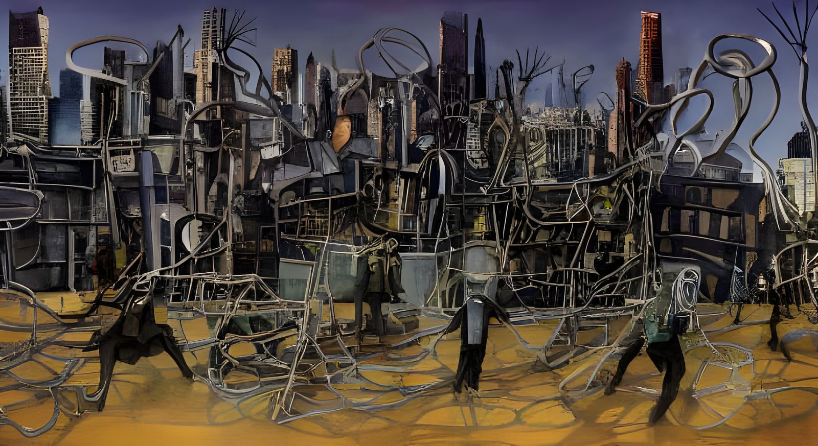 Visionary Cyberpunk Cityscape Unveils Path to Freedom