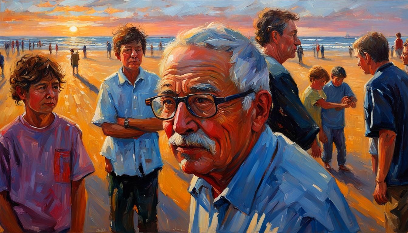 Varied Portrait in Oil Painting During Golden Hour