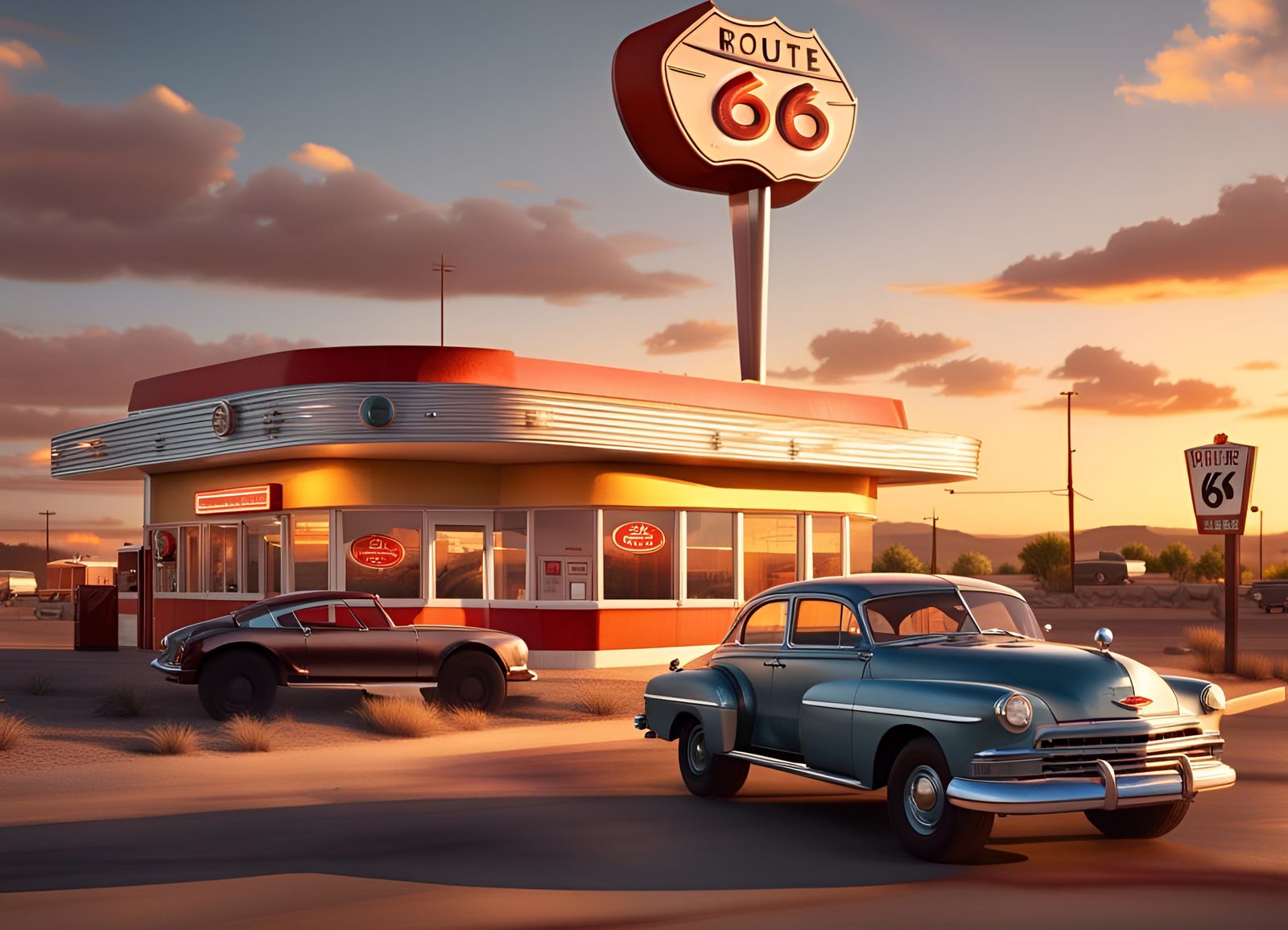 Route 66 diner