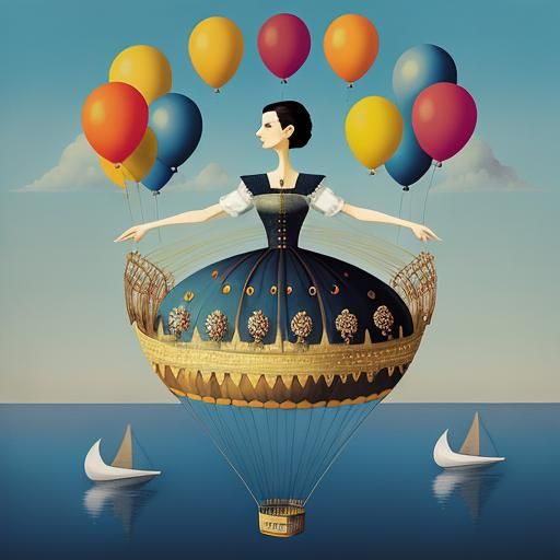 Surreal Balloons Inspired by Dali, Newland, and Welz-Stein