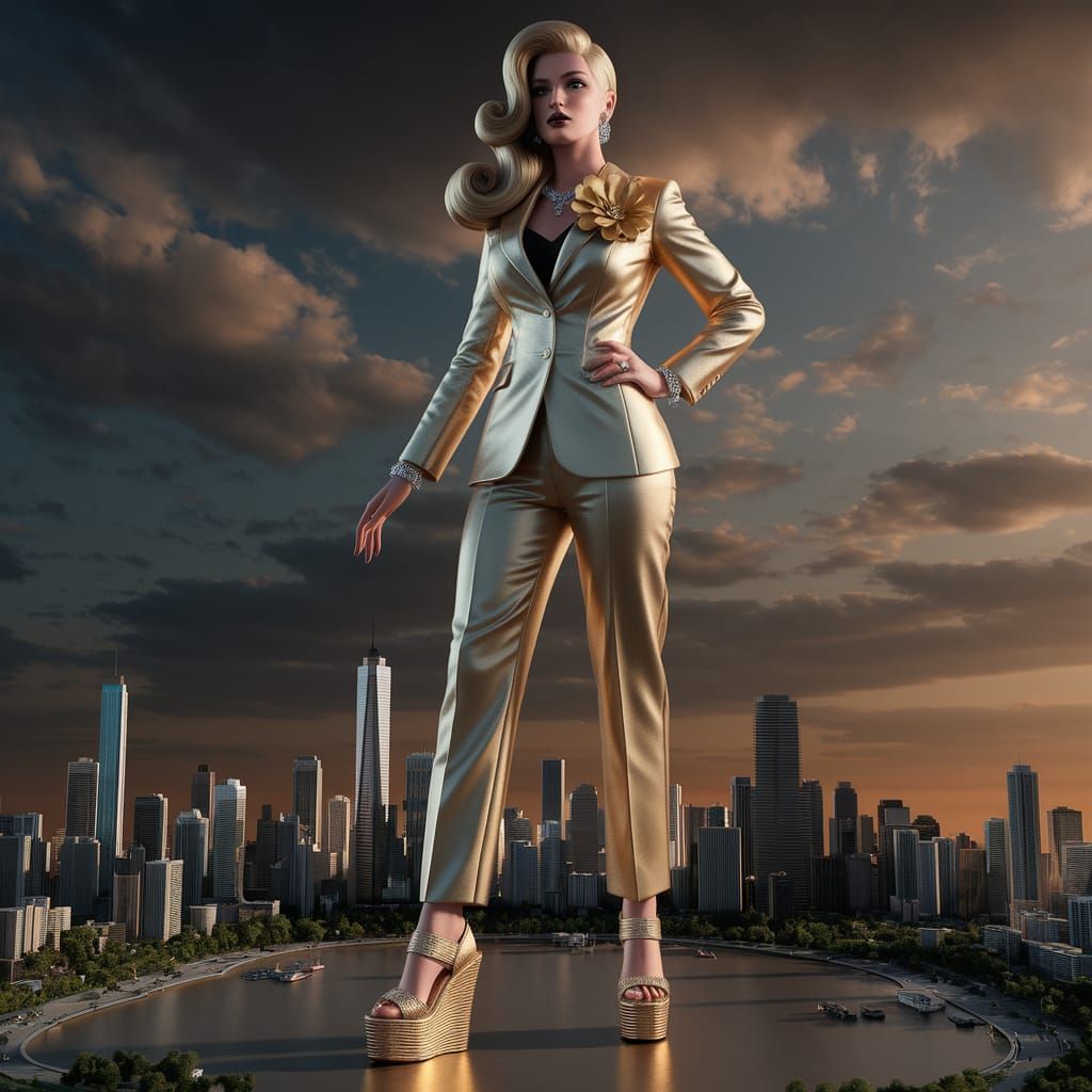 Goddess of Golden Splendor Rules the City