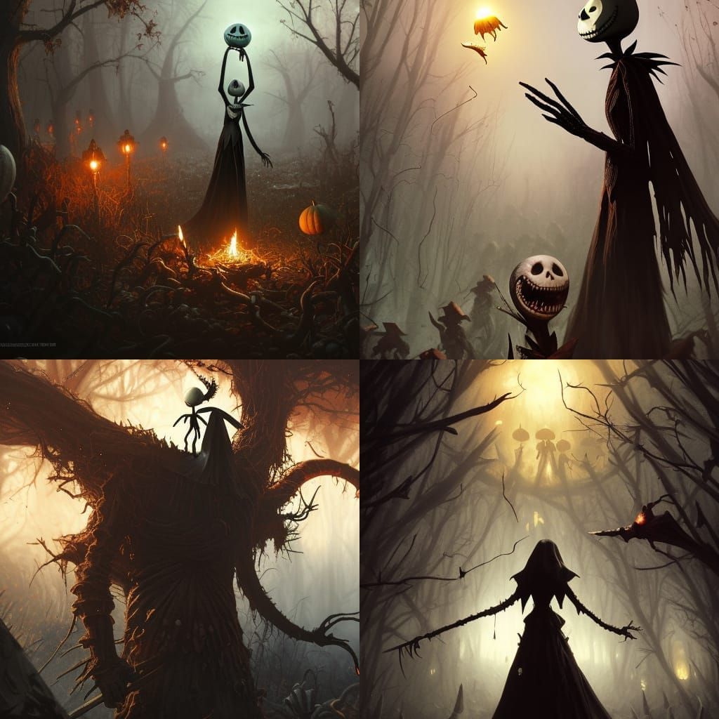 Nightmare Before Thanksgiving: Dark Fantasy Concept Art