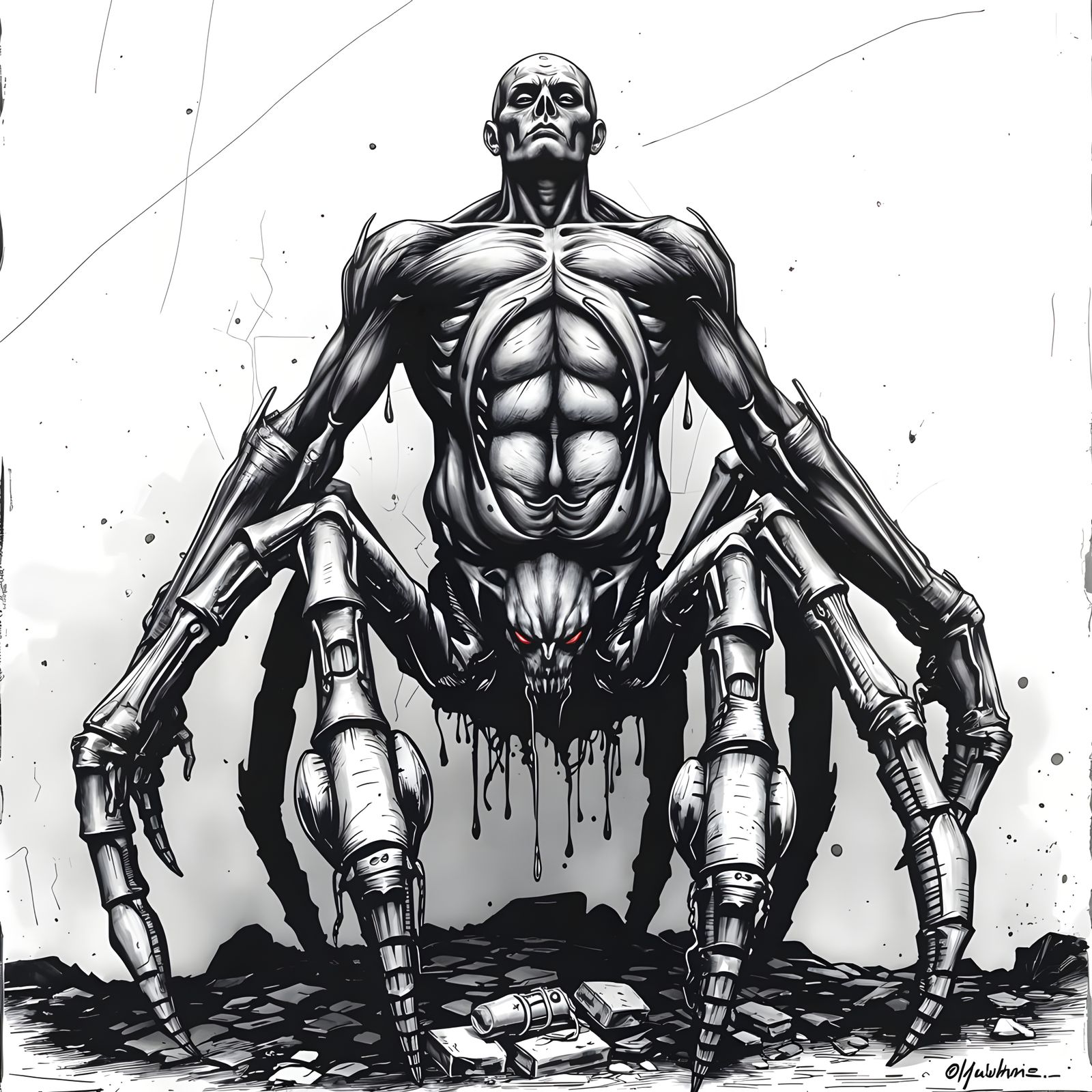 Hector in a Desolate Landscape