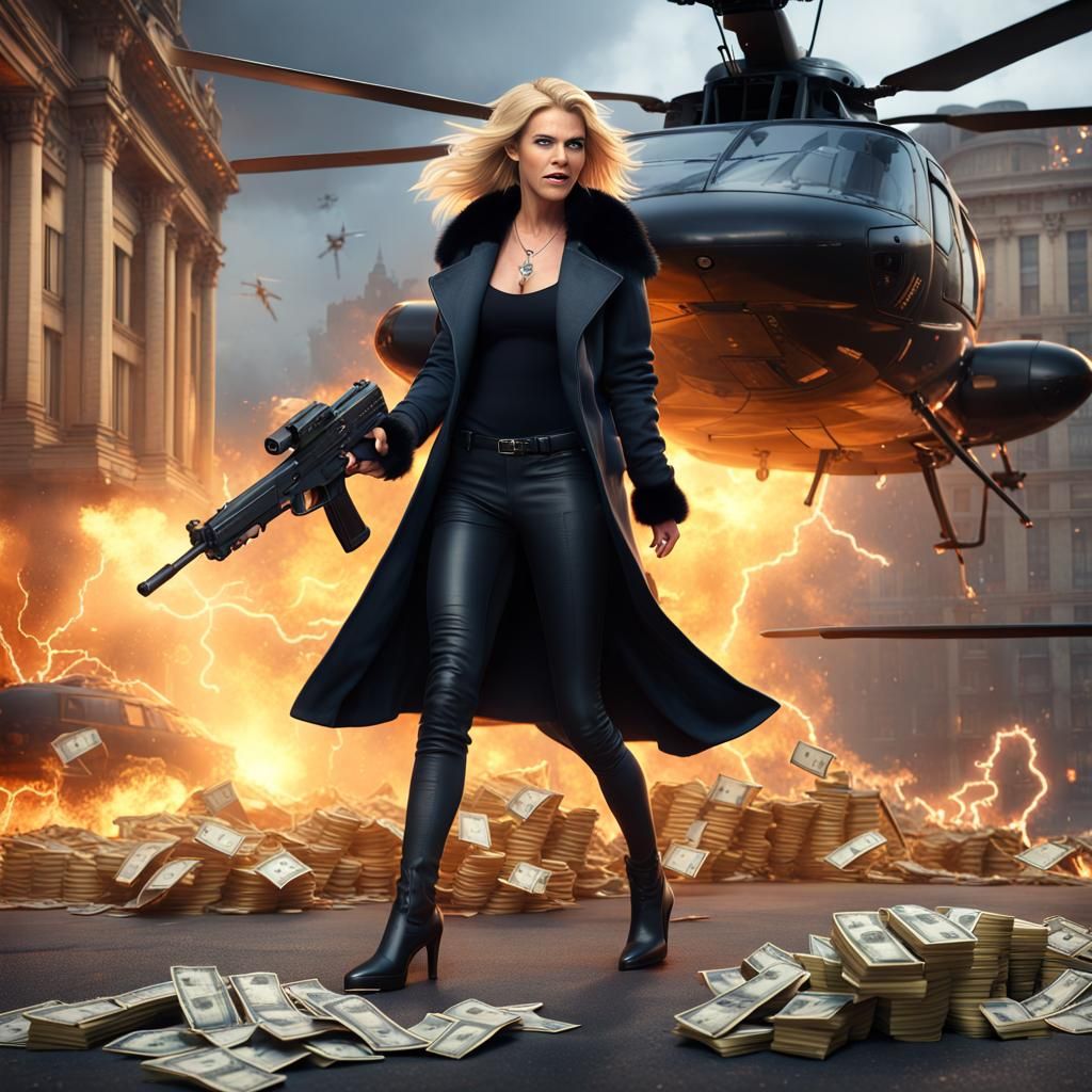 Winged FBI Agent in a Palace Firestorm