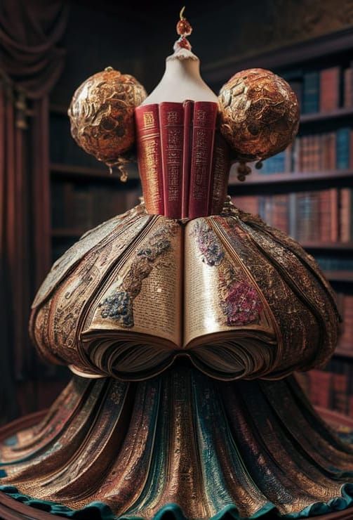 Exquisite Bookfrocks: Semibooksculpture Inspired by Dolly Zo...