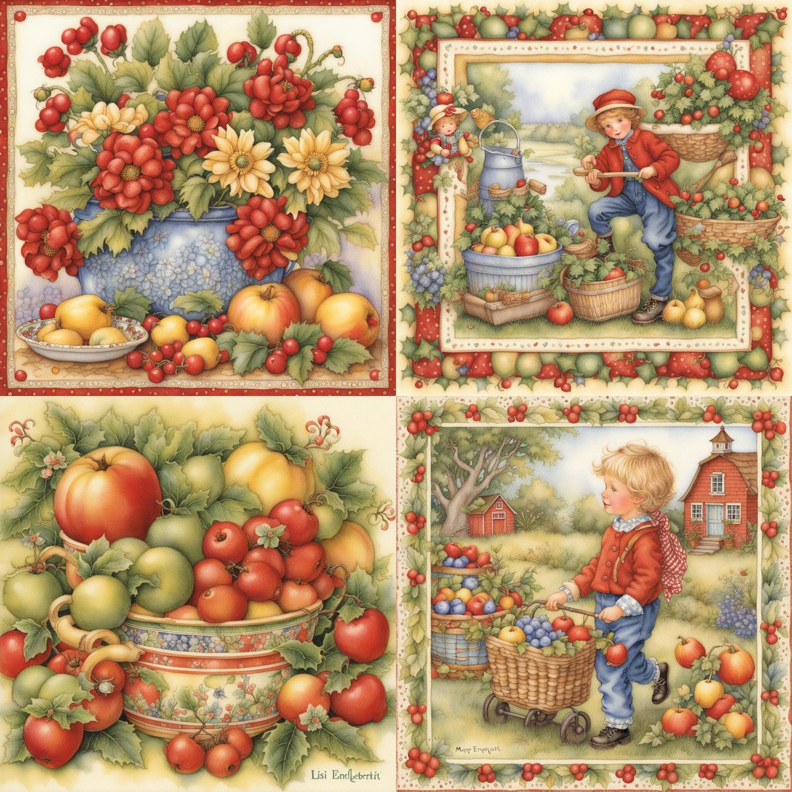 Whimsical Art Inspired by Engelbreit and Martin