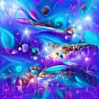 Abstract Galaxy: Surreal Colorful Starscape in 8K