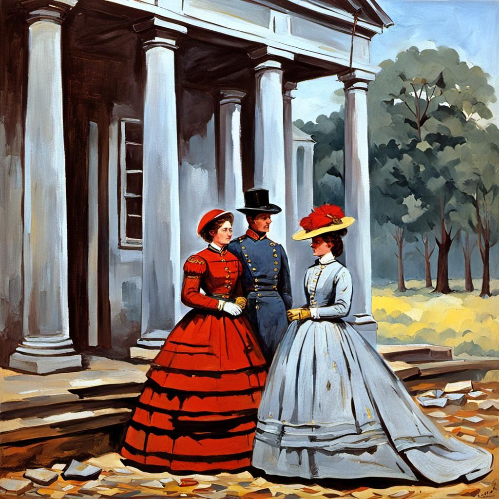 Confederate Officer's Farewell, 1862