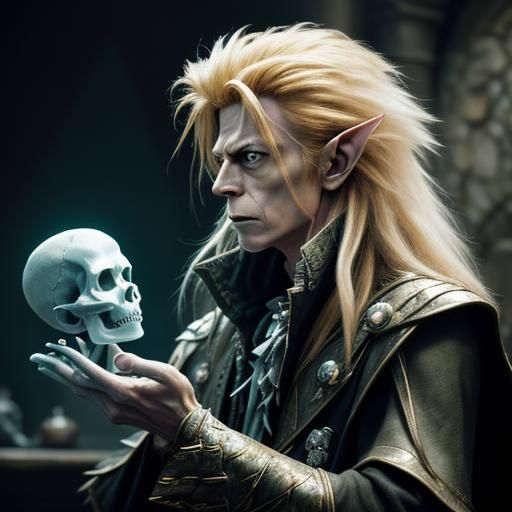 Goblin King Portrait in Dark Fantasy Style