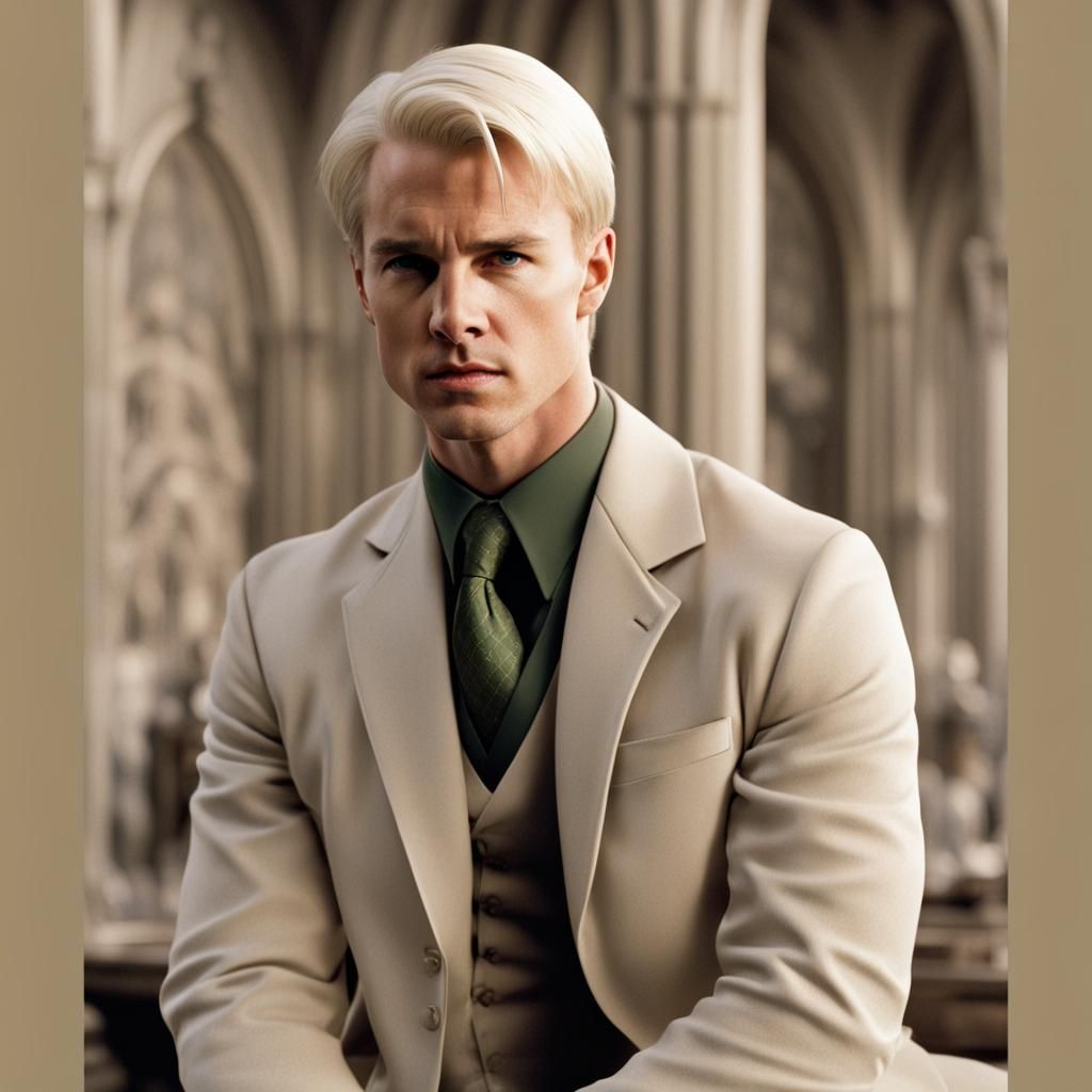 Tom Cruise as Draco Malfoy at Hogwarts