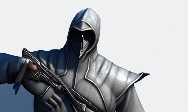 Master Assassin: 3D Shading Artstation Render