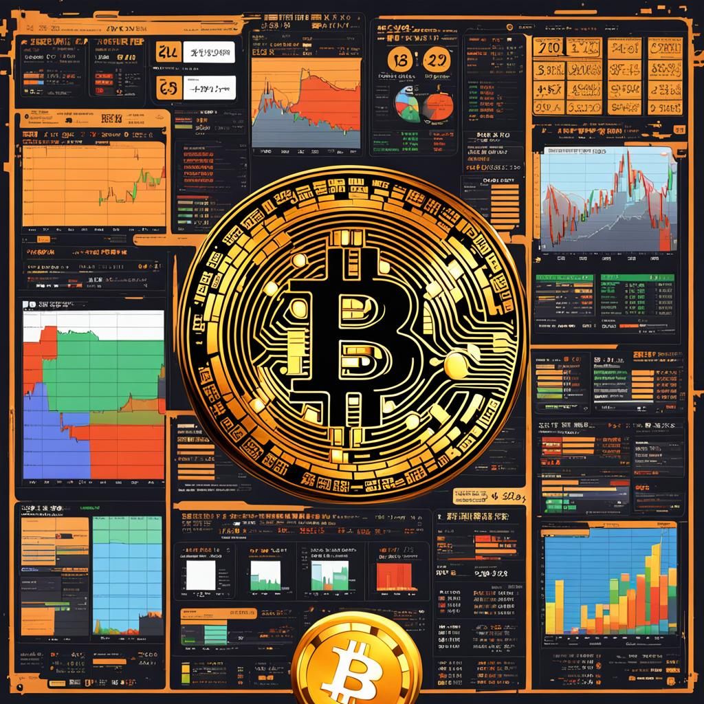 Anime Style Bitcoin Trading Chart