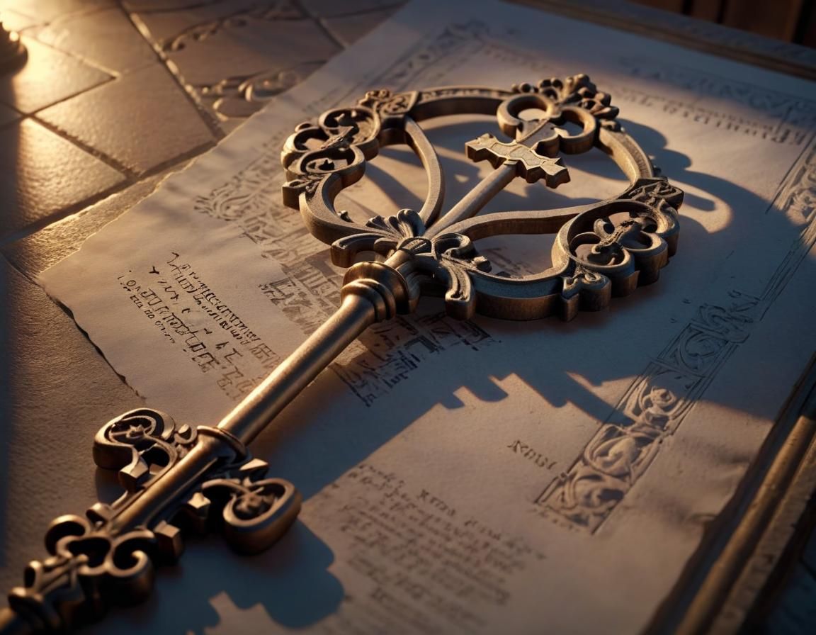 Crossed Keys of St. Peter at Magic Hour