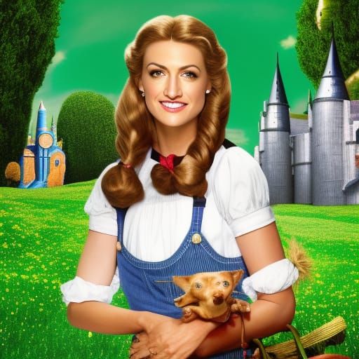 Erin Andrews as Dorothy from The Wizard of Oz