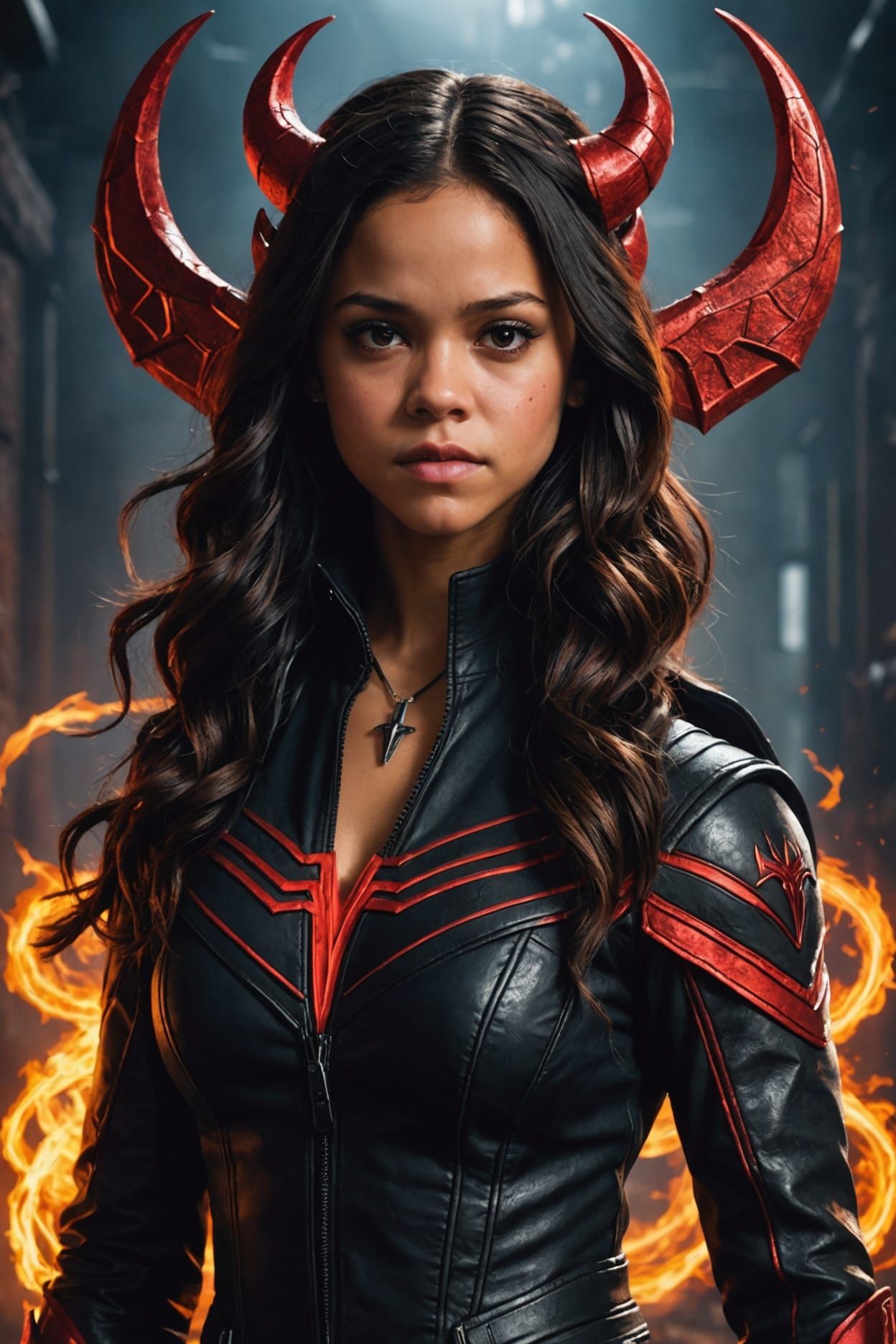 Jenna Ortega as Marvel's Satana Hellstrom