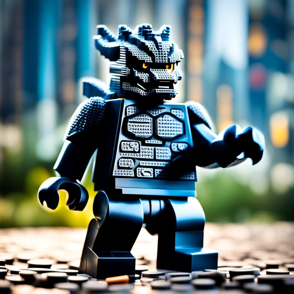 building block godzilla