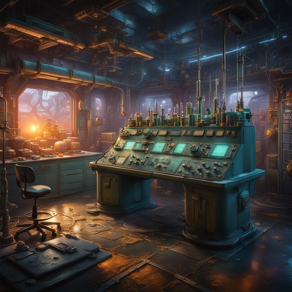 Detailed Nuclear Science Lab Concept Art