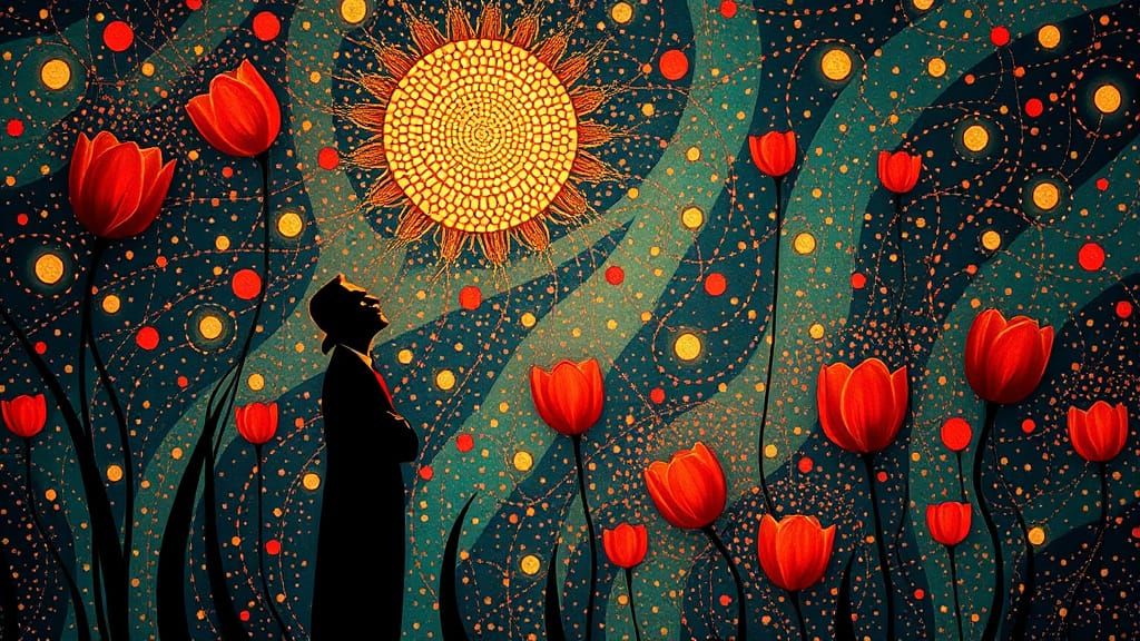 Dreamlike Goddess of Whispers in Liquid Opal