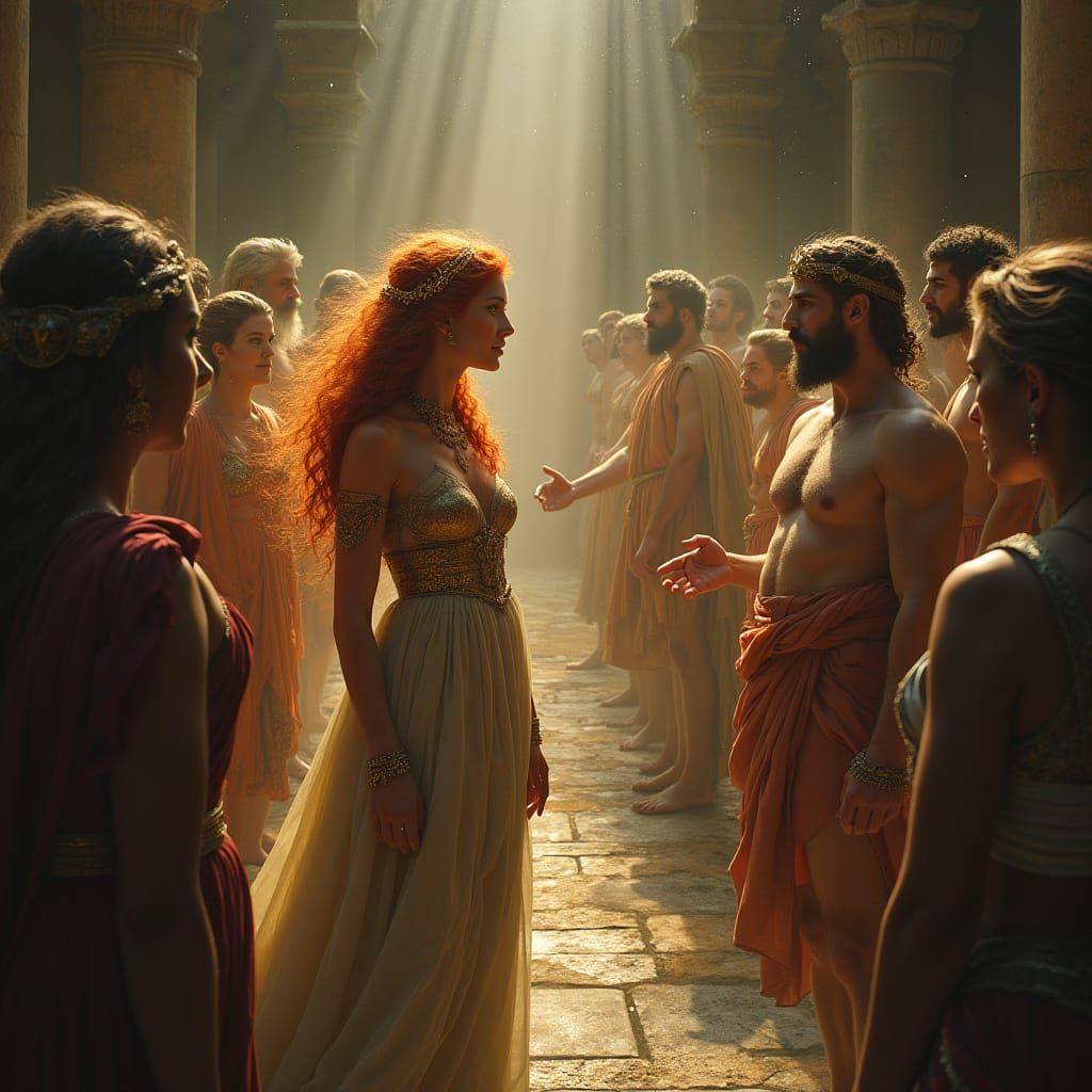 Adara Goddess of Light in Zeus's Divine Council