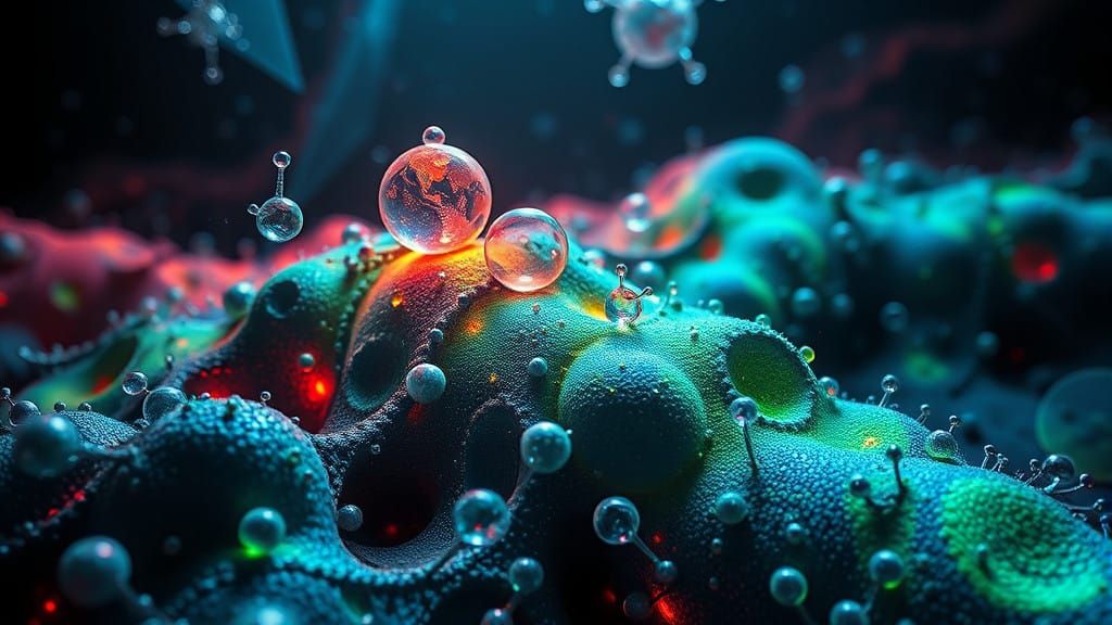 Vibrant Chaos in a Strange Attractor Landscape