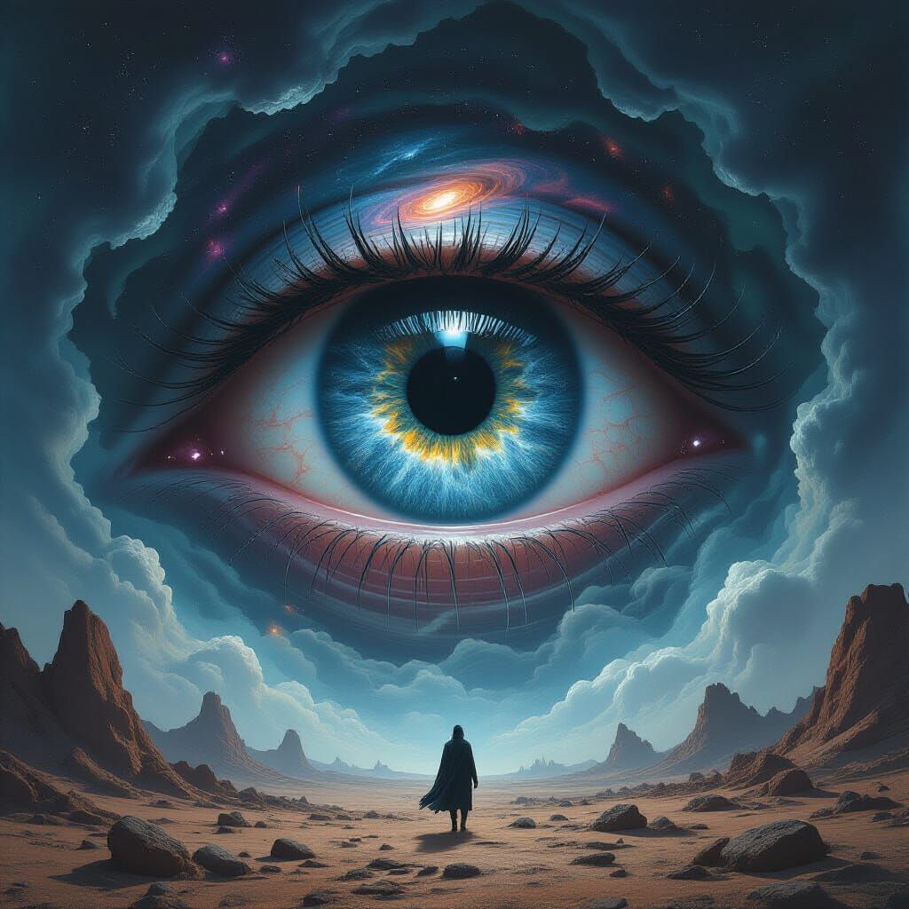 Colossal Cosmic Eye Opens in Swirling Anomaly