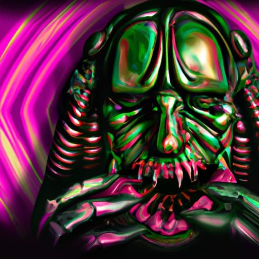 Horror Carnival in Biomechanical Style