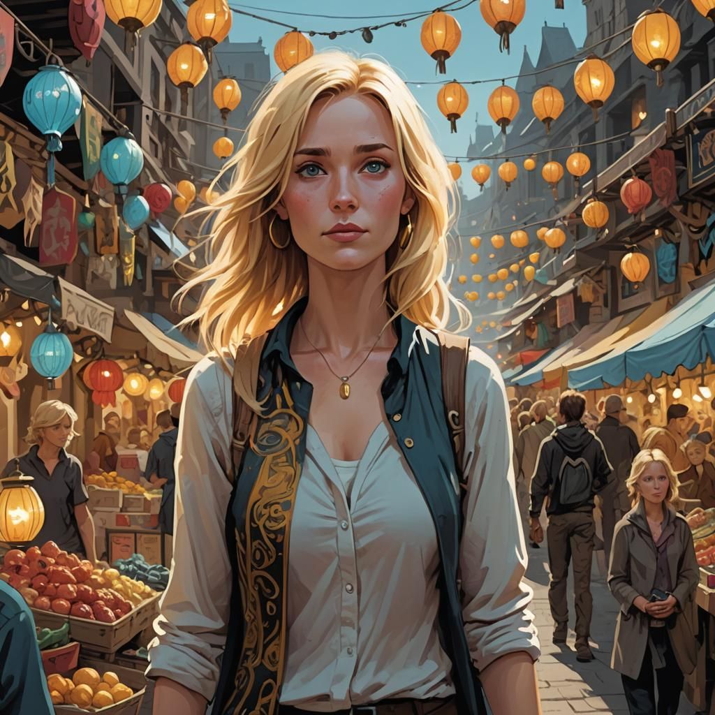 Louise Richmond at the Bionicle Cursed Objects Market