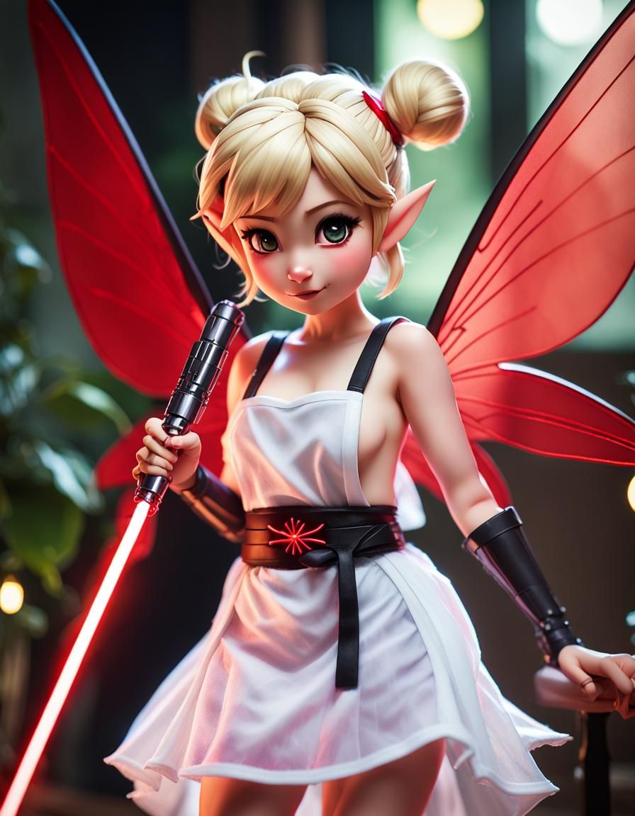 Tinkerbell Sith Lord: Chibi Anime Fairy