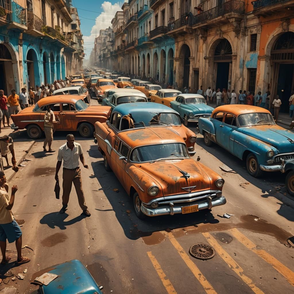 Havana Celebrates Freedom in Vibrant Digital Painting
