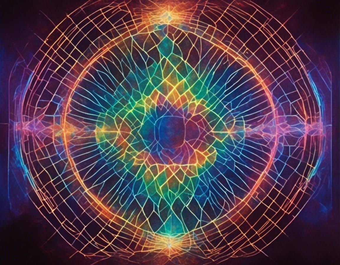 Dann nehme ich mal das hier. <lora:Holo:1.0> holographic hol...