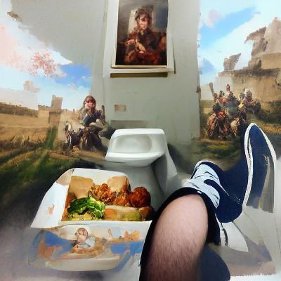 Lunch Break: A Renaissance Toilet Scene