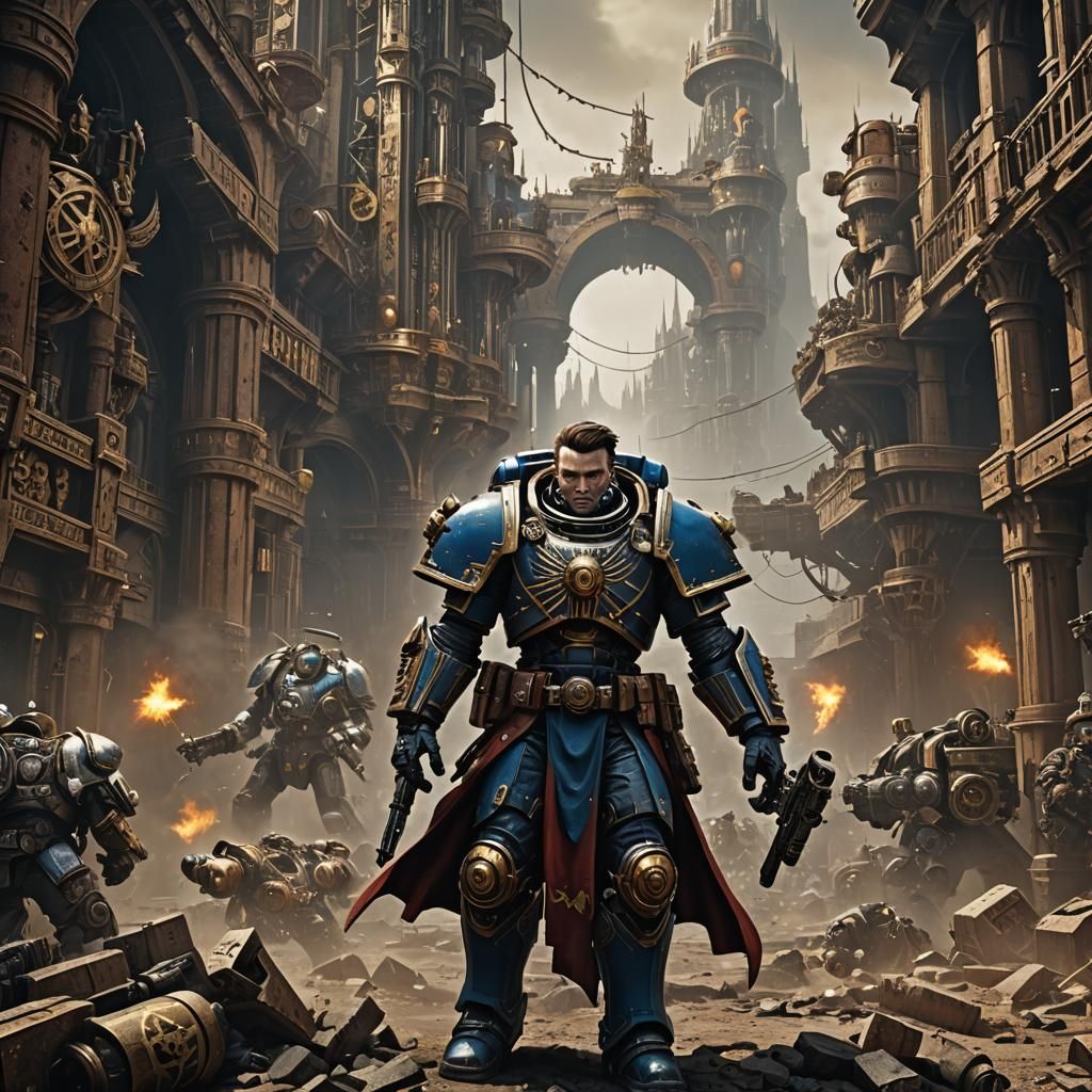 Young Tech Initiate in Warhammer 40k