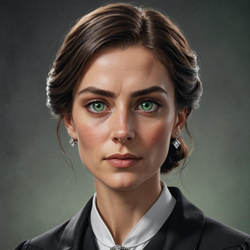 Female Barrister Advocating for Justice in 8K