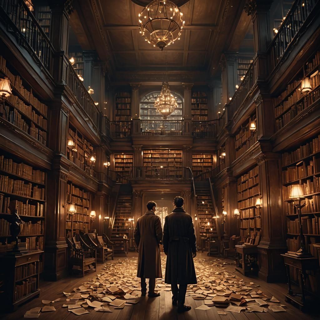 Sherlock Holmes's Mind Palace: Steampunk Library