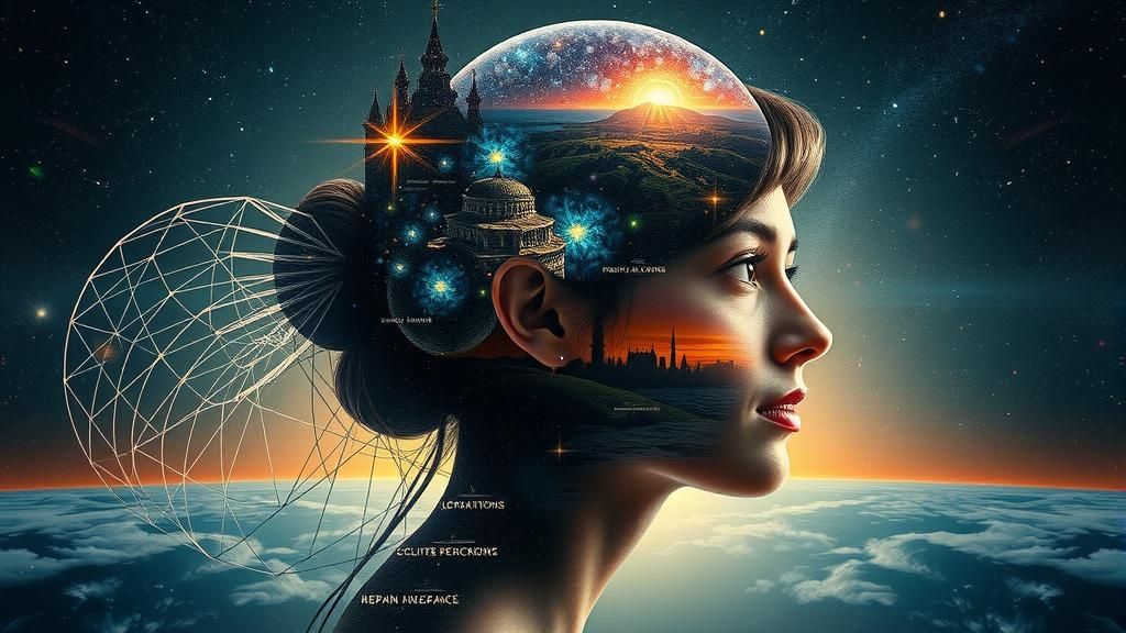 Surreal Mindscape Concept Art: Woman's Inner World