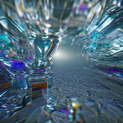 Detailed Glass Object in 8K Resolution