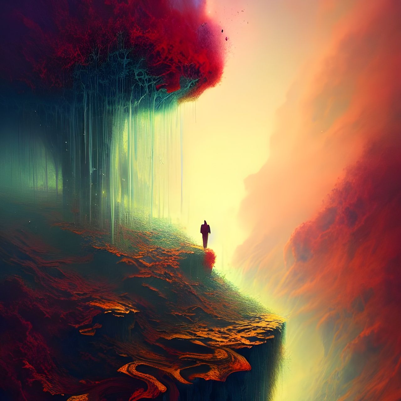 Oblivion: A Deep Dream Digital Illustration