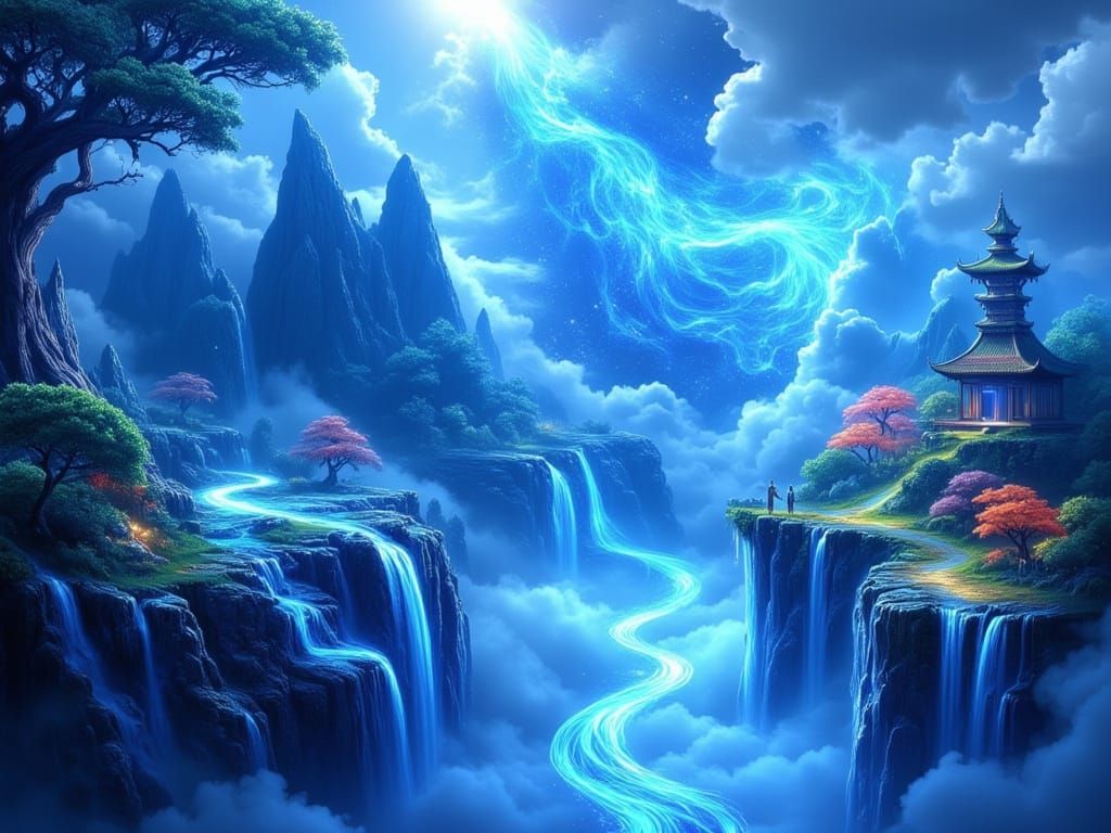 Ethereal Blue Realm of Xianxia Wonder