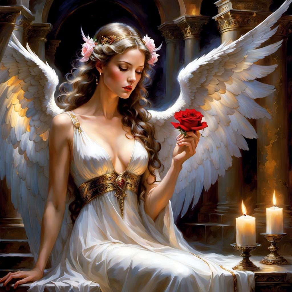 Angelic Kiss: A Sensual Monastery Scene