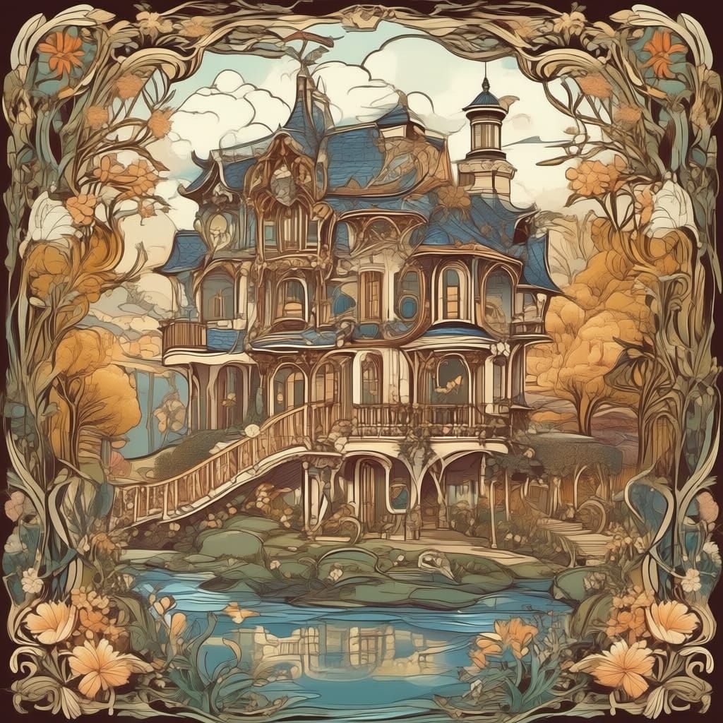 Rococo Style Transformation: Elegant Artistry