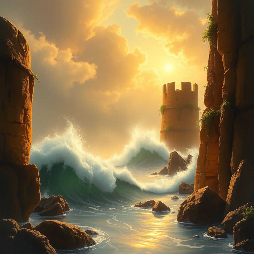 Ethereal Waves Crash Against Towers of Friendship