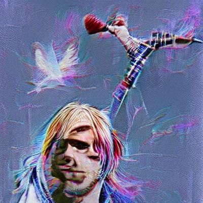 AI Portrait of Kurt Cobain