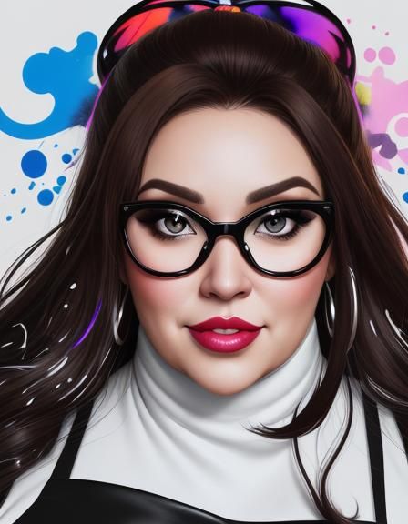 Psychedelic Athlete: A Surreal Pop Art Portrait