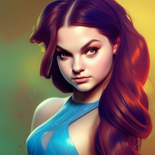 Ariel Winter Portrait by Greg Rutkowski